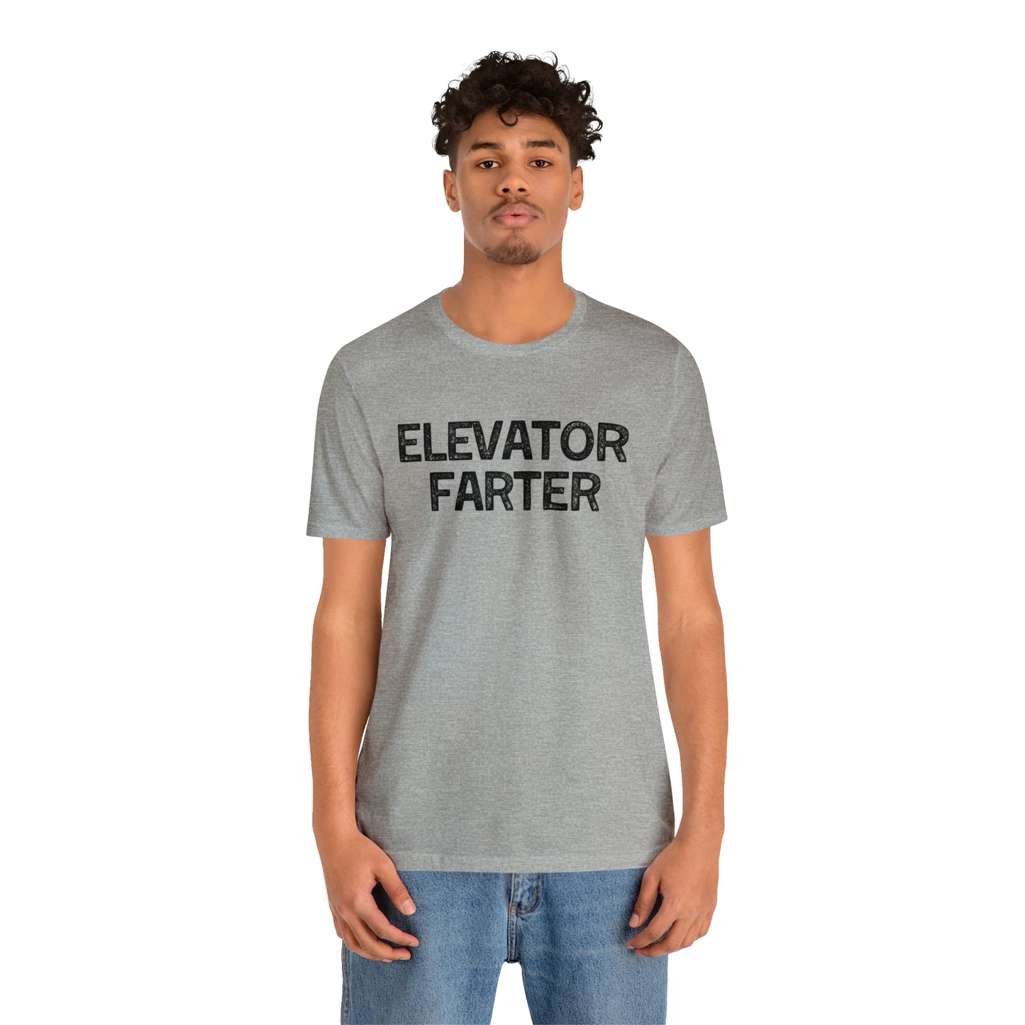 ELEVATOR FARTER Unisex Jersey Short Sleeve Tee (T-Shirt)