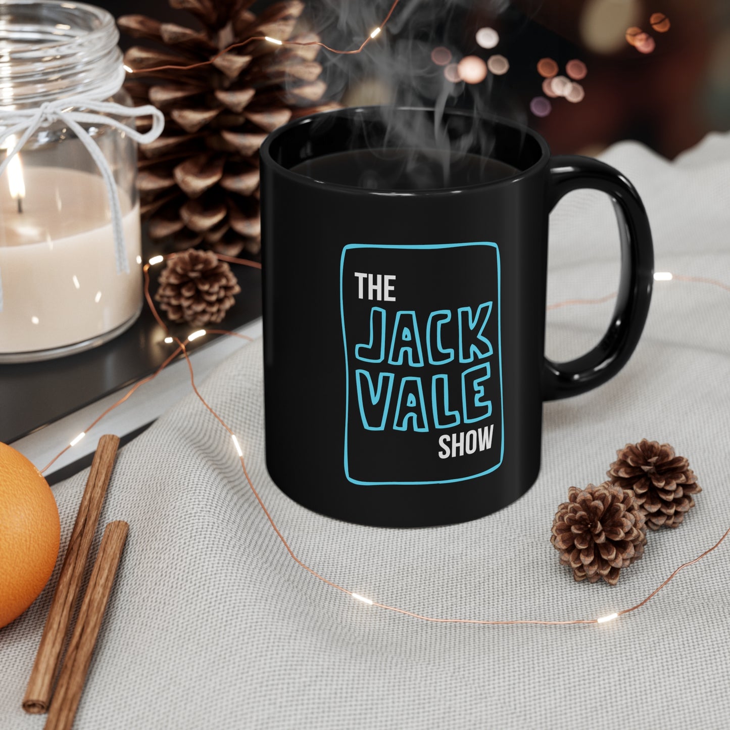 The Jack Vale Show Ceramic 11oz Black Coffee Mug